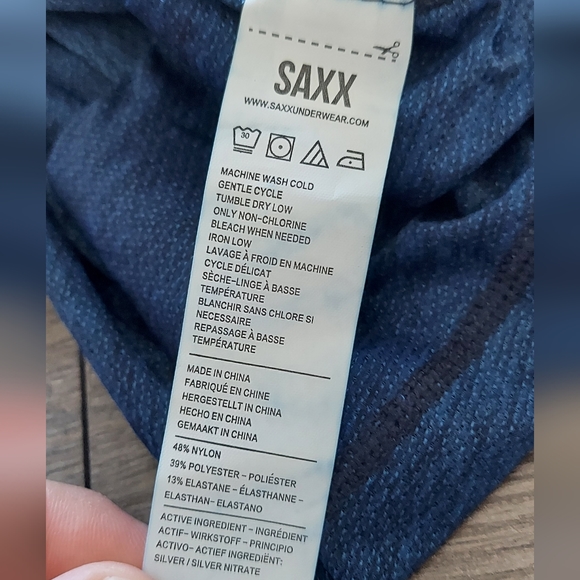 Excellent Used Condition Men's SAXX Kinetic Ballpark Pouch Boxer Brief Medium - Picture 11 of 14